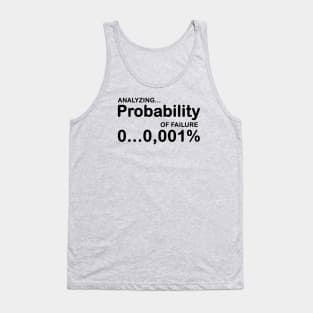 Analyzing peobabilty of failure... Tank Top